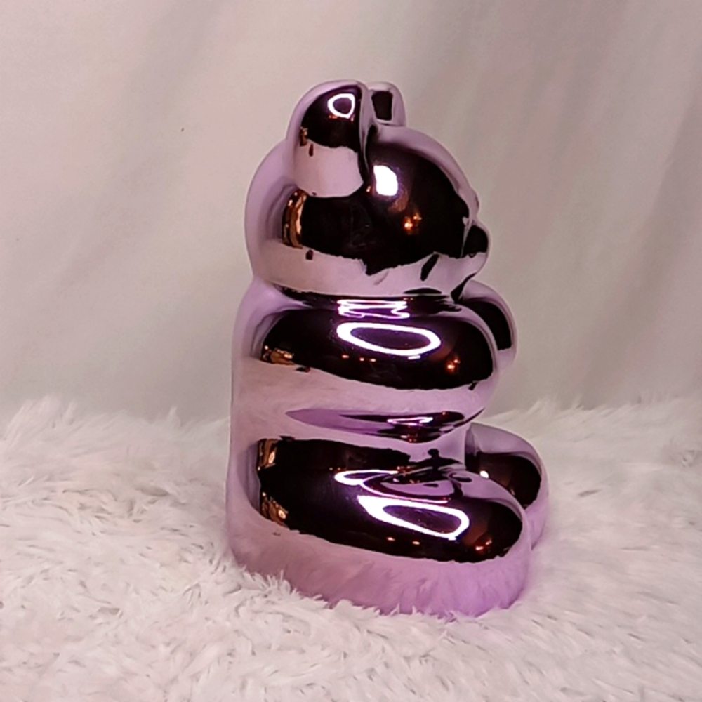 Iridescent Light Purple Teddy Bear decor🧸 💜 - Picture 5 of 7